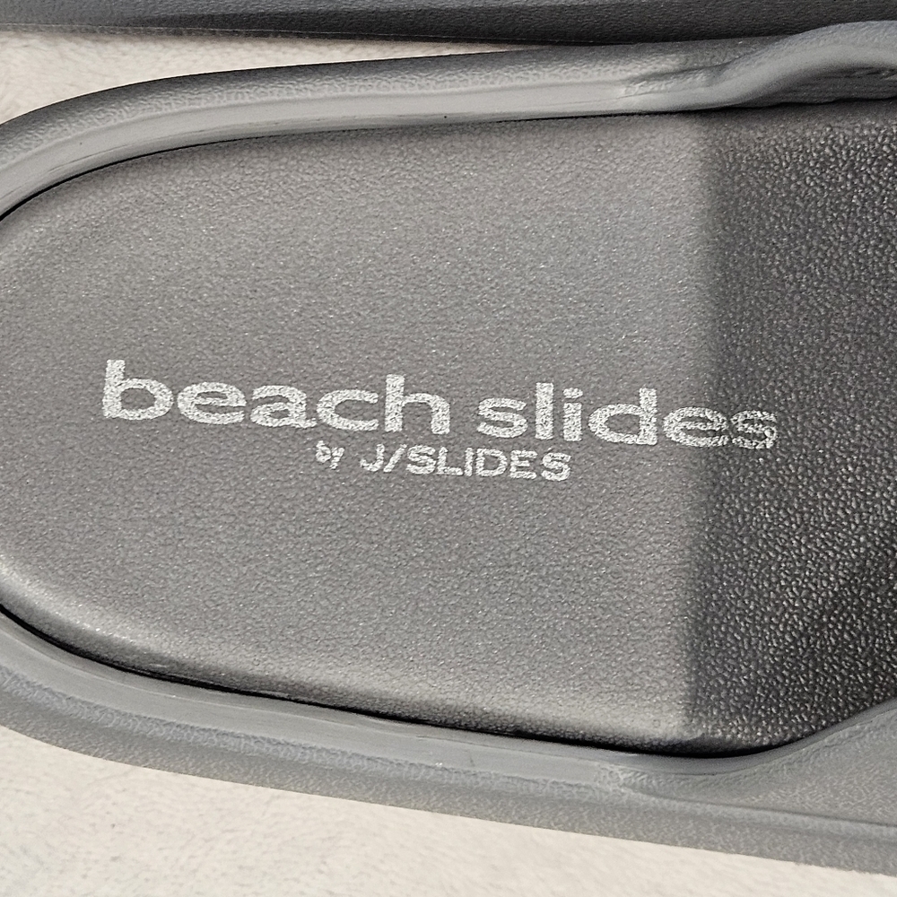 J SLIDES Gray Eva Squish Beach Slides Women's NIB Size 7 - Picture 7 of 7